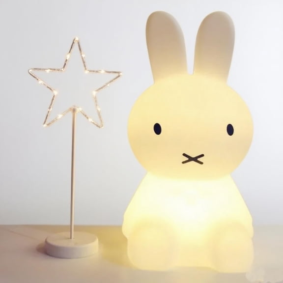 RYPFOEWBN LED Bunny Night Light - 3 Color Modes Soft Touch Dimmable Lamp, 11 Inch Cute Kids Bedside Reading Light, Gift for Nursery, Girls, Boys, Toddler