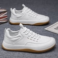 thumbnail image 4 of 2026 New Men'S Casual Sneakers | Breathable Korean Style, Thick Sole, Soft Sports Footwear, Trendy Versatile Fashion, Upper, Pvc Sole, Lace Closure, Low Top, All-Season, 4 of 7