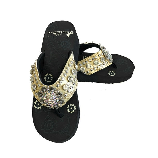 tan wedge flip flop