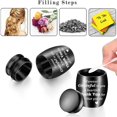 thumbnail image 2 of Pet Ashes Casket Urn Casket for Animal Pet Mom Urn for Ashes/Hair Simple Jar Casket for Ashes/Hair silver, 2 of 4