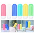 thumbnail image 2 of EeaseCA 6Pcs Portable Silicone Travel Bottle Set Refillable Leak Proof Empty Bottle, 2 of 6