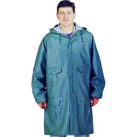 8156GRBXL Green/Blue Rain Parka Heavy-Duty, XL