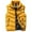 Yellow, variant on Lindreshi Puffer Vest for Women Plus Size Men's Solid Color Autumn and Winter Warm and Windproof Capless Slim Vest