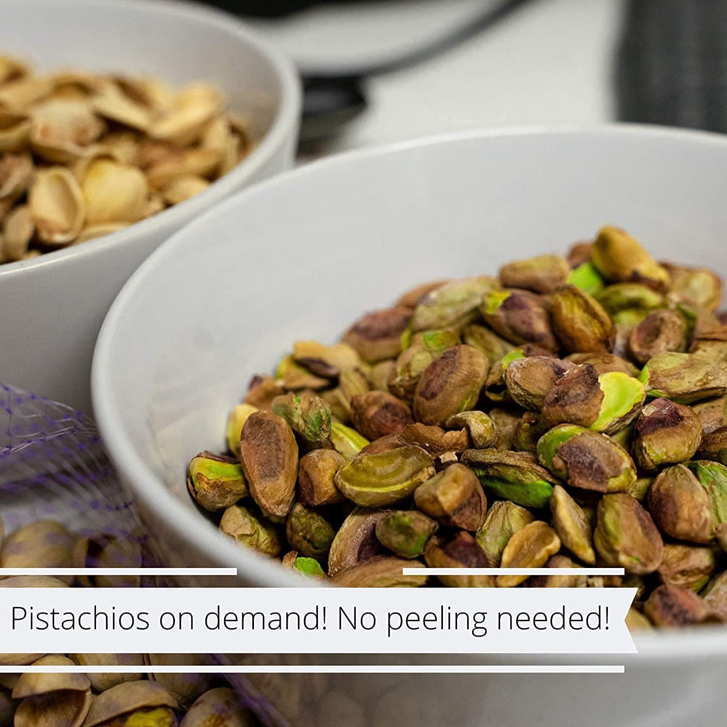 Premium California Roasted Salted Shelled Pistachio Kernels by Its Delish - 1 lb Bulk Bag, Fresh & Crunchy Dry Roasted Pistachio Nuts No Shell with Salt, Kosher Snack & Salad Topping