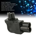 thumbnail image 4 of IEC320 C6 Male To C5 Female Power Adapter, IEC320 C6 To IEC320 C5 Power Adapter Heat  250V  For Desk Lamps, 4 of 8