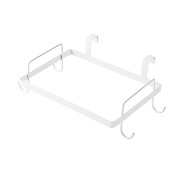 Naiovety Soporte para bolsas de basura, gran apertura, soportes para bolsas de carga, ahorro de espacio, estante de almacenamiento resistente, Organizadores de utensilios de cocina