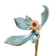 thumbnail image 6 of QccHieUs Flower Brooch Pin Copper Decorative Fashion Broch for Prom Christmas Jackets, 6 of 9