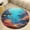 Flannel-2, variant on Marine Life Fish Round Area Rugs for Bedroom Living Room, 4FT Soft Indoor Circle Carpets, Carpet Home Decor Floor Mat