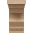 thumbnail image 2 of 10"W x 10"D x 20"H Wide Sheridan Rough Cedar Woodgrain TimberThane Corbel, Primed Tan, 2 of 6