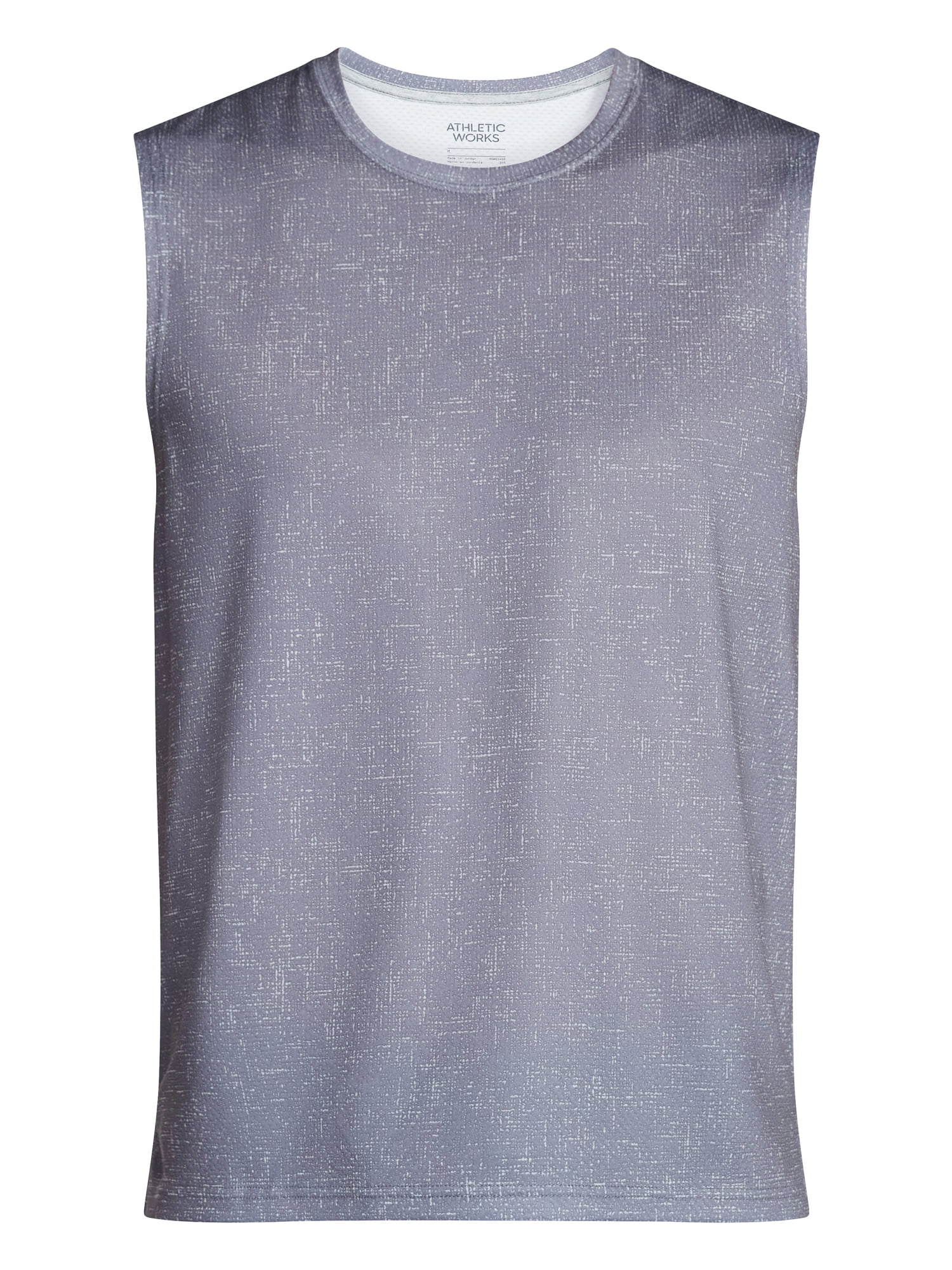 Athletic Works Men’s Sleeveless Mesh Muscle Tee, Sizes XS-5XL