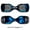 Blue Fire, variant on Hover Board Skin for Self-Balancing Sticker Decals Electric Scooter Smart Balancing Scooters Vinyl Cover-Speed Skull