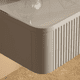 thumbnail image 4 of Mesita de noche de diseño flotante, gabinete de almacenamiento de madera, multifuncional, escritorio de cama limpio, mesita de noche de diseñador para sala de estar, 4 of 4