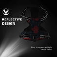 thumbnail image 5 of Honeii Rose Flowers for Dog Harness: a three-buckle adjustable vest featuring an instant control handle and reflective design for easy, medium-sized dogs-Small, 5 of 6