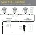 thumbnail image 6 of Portico White LED Outdoor Recessed Light, 6 of 6