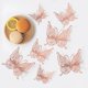 thumbnail image 1 of Juego de pegatinas de mariposa 3d ahuecadas, pegatinas de papel brillante para ventana, pared colorida, decoraciones de año nuevo para el hogar, oro rosa y plata, 12 unids/set, 1 of 4