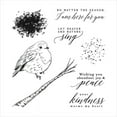 thumbnail image 4 of English/German/French Perched in A Tree Stamps and Aspen Tree Bird Scrapbooking DIY Card Making Design Greetings Decorative Template Machine Supplies, (German, only Cutting Dies), 4 of 7