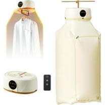 Automatic Ironing Machine, Portable Clothes Dryer, for Apartment, RV, Travel - Small Quiet Fast-Drying Machine, with Vertical Steam, Fast Drying, Energy Saving, with Remote