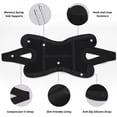 thumbnail image 5 of Knee Brace with Side Stabilizers for Women & Men, UNEEI Adjustable Knee Sleeves and Supports with Silicone Anti-Slip Strips for Meniscus Tear, Arthritis and Joint Pain, XXL, 5 of 7