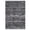 Black and gray, variant on Area Rug 5 x 7 Modern Geometric Floor Mat with Non-Slip Backing, Temporary Marble Throw Rug, Machine Washable Soft Low Pile Accent Carpet for Living Room, Bedroom, Office, Black Gray