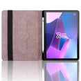 thumbnail image 2 of Case for Lenovo Idea Tab Pro 12.7 inch 2025, Pink Leather Folio Stand with Pencil Holder & Card Slot, 2 of 7