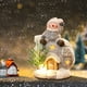 thumbnail image 1 of Fiudx Ofertas Flash Artículos En Oferta La Decoración Del Jardín Navideño Del Muñeco De Nieve Del Anciano Brilla Para Crear Un Ambiente, 1 of 2