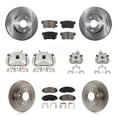 thumbnail image 1 of Transit Auto Front Rear Disc Brake Caliper Rotors and Semi-Metallic Pads Kit (10Pc) for Car Honda Accord KC8-101015S, 1 of 11