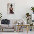 thumbnail image 3 of Stupell Industries Transitional Portrait of Woman in Burgundy Canvas Art, 16 x 24, by Petals Prints Design, 3 of 8