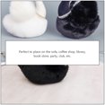 thumbnail image 4 of 1 UNID creativo decorativo cisne muñeca encantadora felpa muñeca juguete niños regalo de cumpleaños negro, 4 of 7