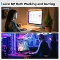thumbnail image 4 of BlitzMax RGB Monitor Light Bar,Computer Monitor Lamp, USB Desk Lamp With 3 Lighting Modes/Dimmable Screen/Touch Control/Eye Protection Adjustable Color Temperature (3000-6000K), 4 of 10