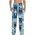 thumbnail image 3 of Balery Airplanes and Aviation Signs print Men's Pajama Pants,Ultra Lightweight Pjs,Lounge Pant-Medium, 3 of 9