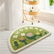 thumbnail image 1 of 40*60cm Semicircular Bathroom Mat Sanitary Absorbent Mat Household Door Mat Toilet Mat Quick-drying Floor Mat, 1 of 2