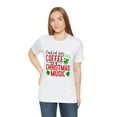 thumbnail image 6 of Unisex Jersey Short Sleeve T-Shirt Fueled by Coffee And Christmas Music, 6 of 10