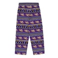 thumbnail image 4 of Toddler Outerstuff  Purple LSU Tigers Ugly Sweater Pajama Set, 4 of 5