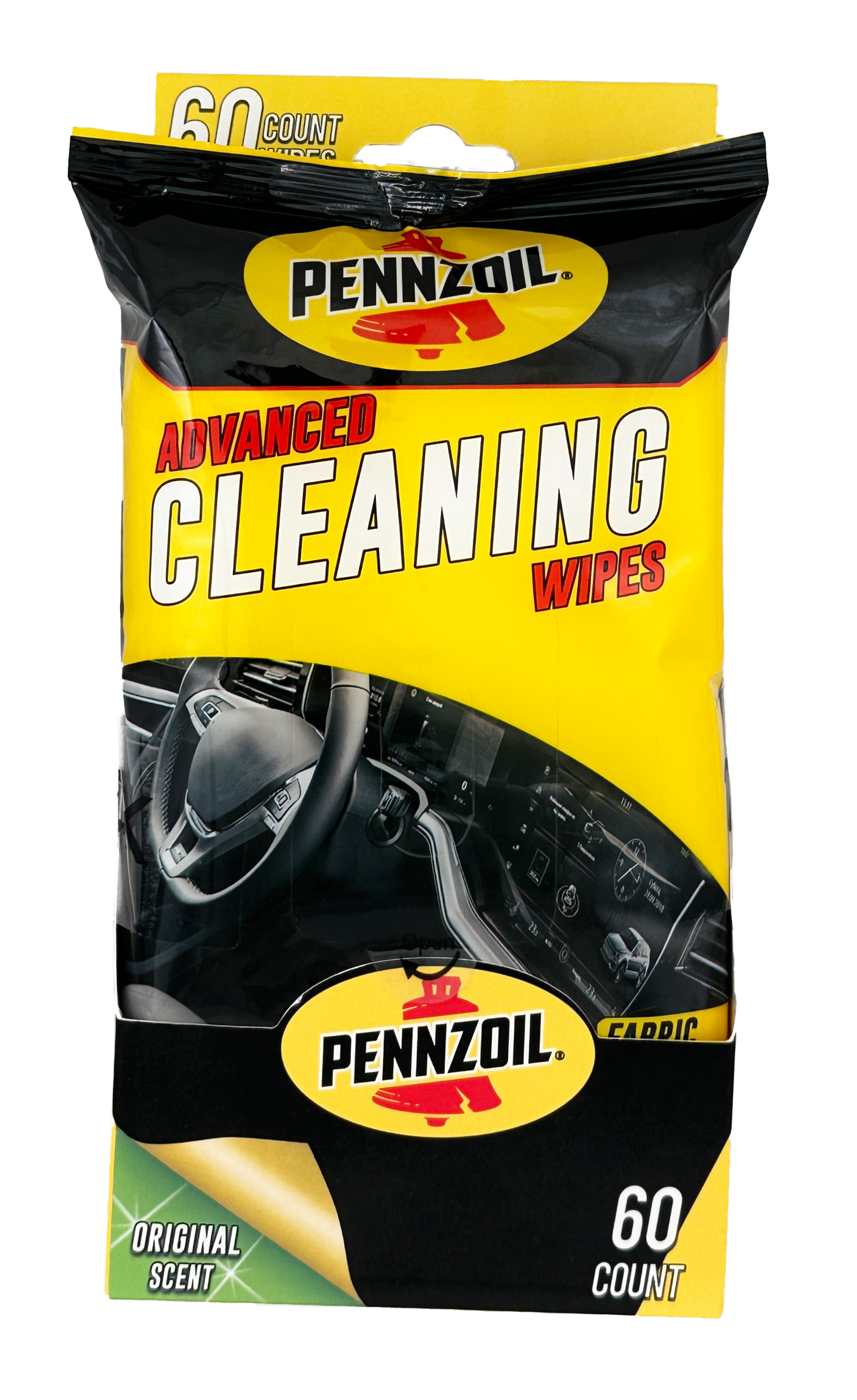 Pennzoil Car Interior Cleaning Wipes - Advanced Car Cleaning Supplies for  Superior Car Cleaning, Efficient, and Effective Car Cleaner. 30-Count, 2