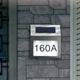 thumbnail image 5 of Solar Address Sign,Lighted Address Plaque Outdoor Waterproof,Illuminated Address Numbers,Lighted Address Numbers Outdoor,Solar Powered Illuminated LED Address Plaque for Outside,Yard,Street,House, 5 of 9