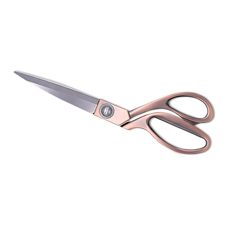 XFasten Heavy-Duty Professional Tailor Scissors 9.5 Inches (Red)
