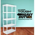 thumbnail image 2 of Hyper Tough Adult Attic, Closet, Garage Adjustable 5 - Tiers Dimensions: 36 in W x 18 in D x 73.8 in H Storage Shelves, White, 1 Pack, 2 of 3