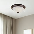 thumbnail image 5 of Designers Fountain 15 inch 3-Light Oil Rubbed Bronze Ceiling Flush Mount, 1257L-ORB-AL, 5 of 5