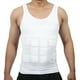 thumbnail image 1 of Ropa interior moldeadora para hombres Unique Bargains, camiseta de control de abdomen, faja de cintura de nylon blanca XXL, 1 of 6