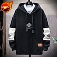 thumbnail image 3 of Sudadera con capucha para hombre, estilo hip hop, nueva ropa negra para hombre, ropa holgada de lujo, ropa de calle, sudadera, sudaderas baratas, tallas S, 3 of 5