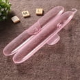 thumbnail image 5 of pitrice Travel Portable Toothbrush Storage Box Plastic Lightweight Clear Toothbrush Holder Organizer Case Protector, 5 of 5