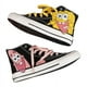 thumbnail image 5 of 2025 Otoño Nuevo Bob Esponja Pantalones Cuadrados Zapatos de Pato Mandarín Nicho de Modificación Explosiva Zapatos de Lona Altos Originales Zapatillas de Deporte de Pareja de Estudiantes, 5 of 5