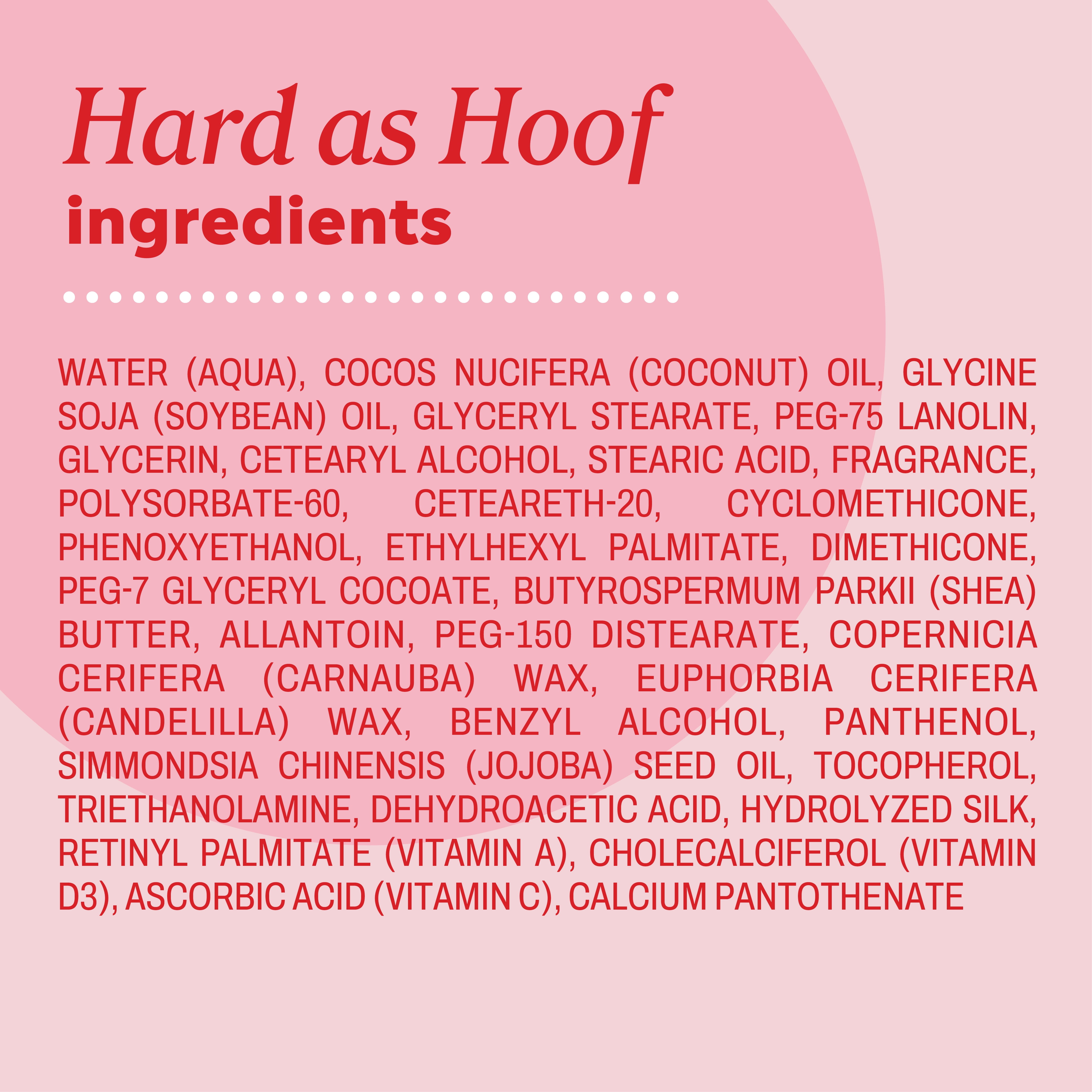 Onyx Professional Hard As Hoof Strengthening Nail Cream, Vanilla Coconut Scent, 1 oz