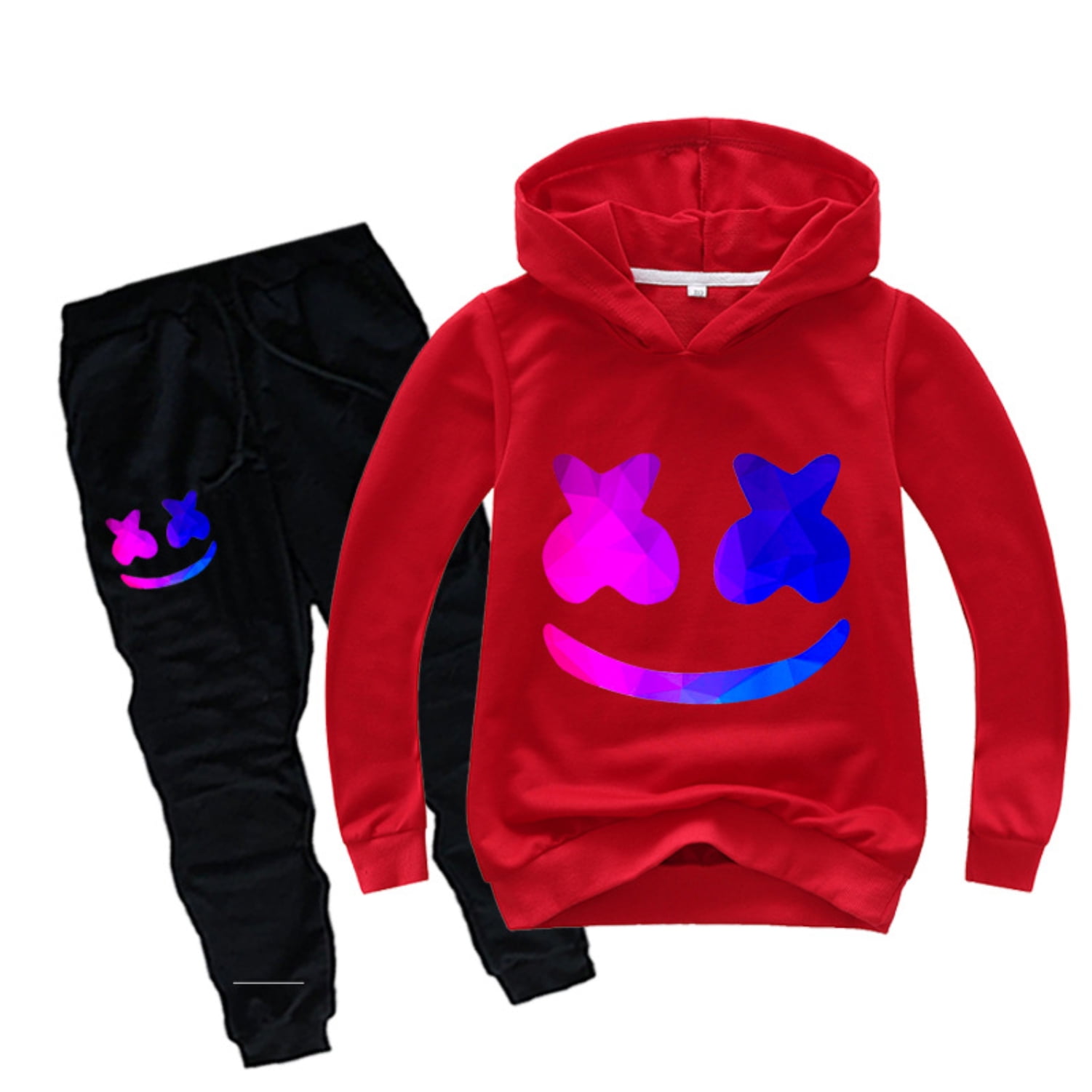 Kids Boys Girls Hoodies Tracksuit Marshmello DJ Sweashirt Pants 2pcs Outfits Set Kids Boys Girls Hoodies Tracksuit Marshmello DJ Sweashirt Pants 2pcs Outfits Set