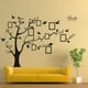 thumbnail image 3 of Calcomanía de pared de árbol, pegatinas 3D, marco de fotos DIY, pegatinas de pared, decoraciones artísticas para dormitorio, sala de estar, dormitorio (negro recto, M: 180*250CM), 3 of 5