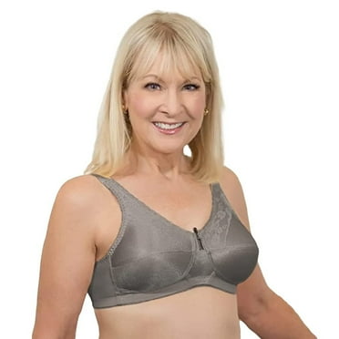 Mastectomy Bra Lace Soft Cup Size 40B Grey