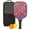 Pioneer Flower Floral-2, variant on Pickleball Paddles Set,Pioneer Flower Floral Print Pattern Fiberglass Surface Pickleball Racket Set with 2 Indoor Outdoor Pickleball Balls and Pickleball Bag,Pickle-ball Equipment