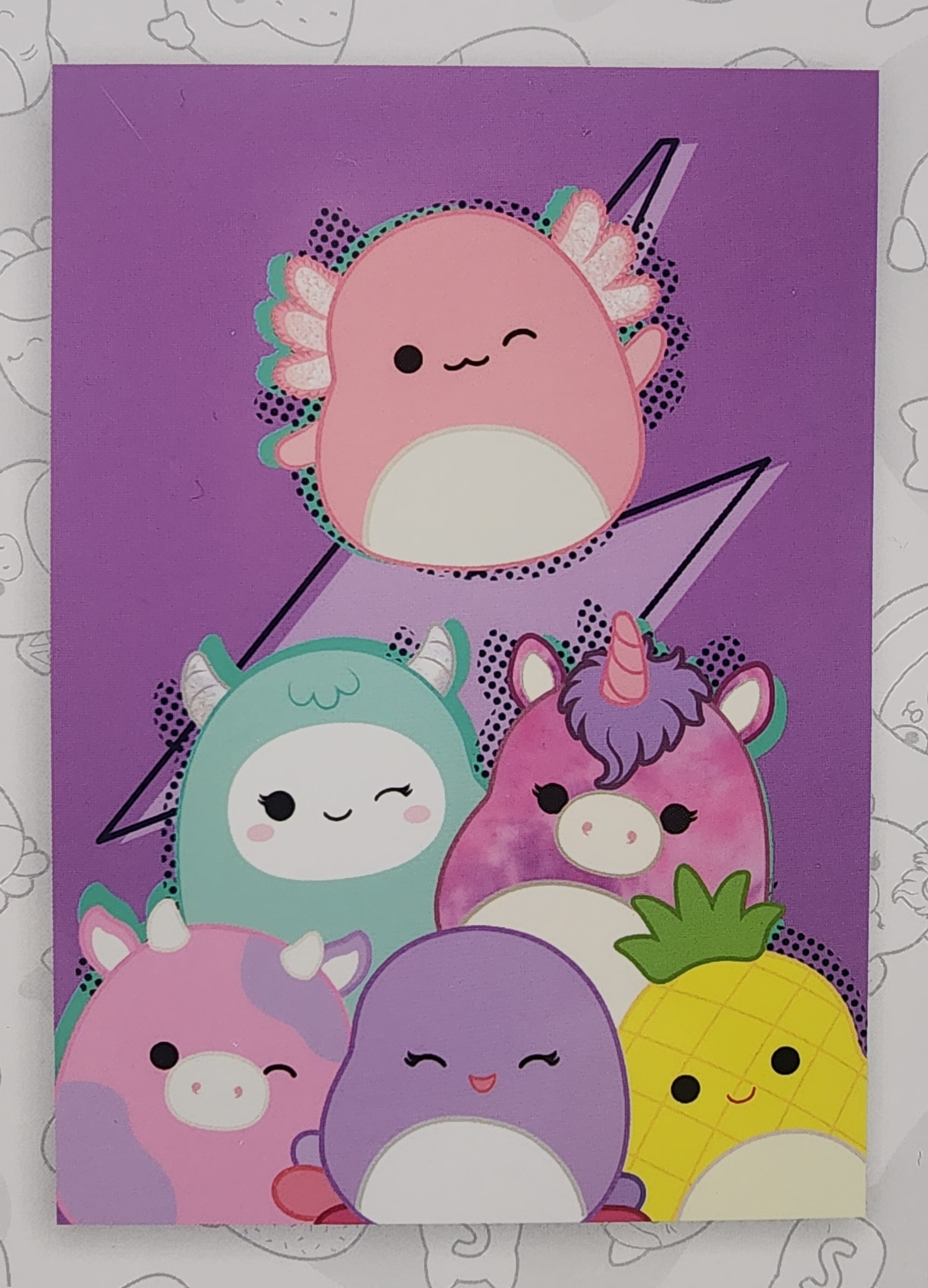 Squishmallows Snuggle Throw 50" x 70" Squish On