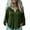 Army Green, variant on Women's Long Sleeve Linen Tops Loose Button Down Shirts Boho Style Beach Spring Summer Casual Blouses (M, Wine)