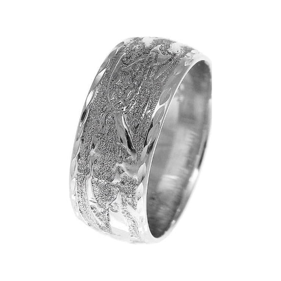 14k solid white gold 10mm custom made Hawaiian sea life turtle dolphin ring size 10